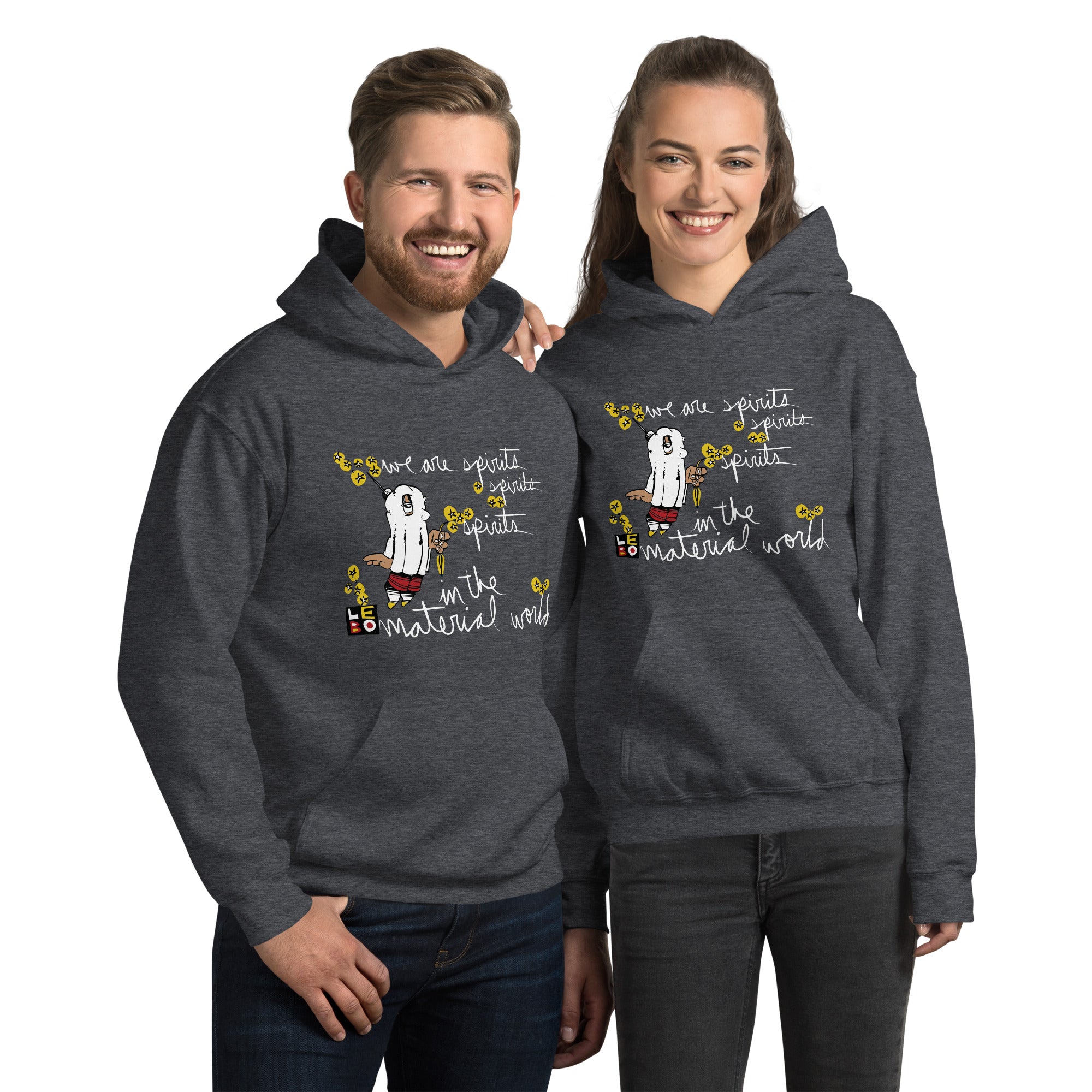 We Are Spirits in the Material World - Lebo Unisex Hoodie